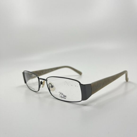 Saks Fifth Avenue women\'s Eyeglasses Frame cream S5A‎ 219 52-17-130 H6754 main image 8